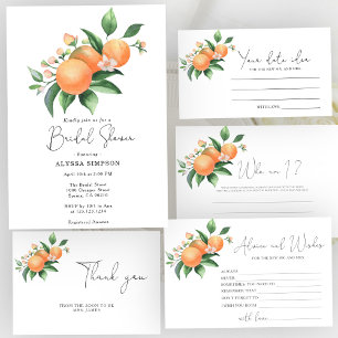 Papelería Citrus - consejo y deseos ducha de novia