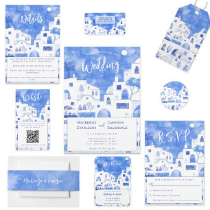 Invitación Magnética Boda de Santorini