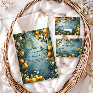 Invitación Ducha de Bebé Floral del Limonar