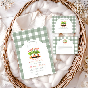 Invitación Little Sprout Baby Shower