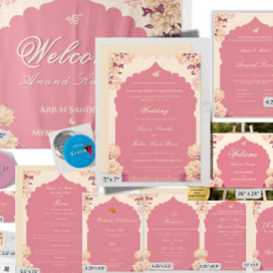Programa del orden de la ceremonia de boda Sikh An