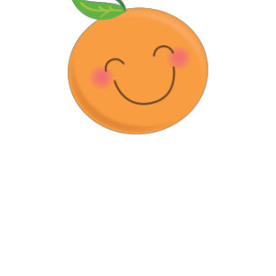 Invitación Poco Cutie Tangerine Baby Shower Sexo Neutral