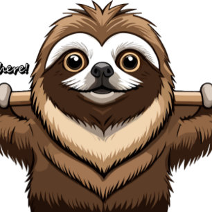 Funda Para iPhone 11 "Aguanta": Palabras Motivadoras de Sloth