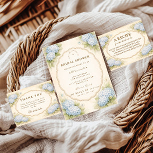 Servilleta De Papel Torta de Cumpleaños de Jardín de Hortensias Azules