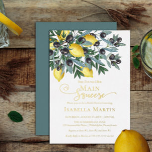 Servilleta De Papel Lemones de apresión principal   Ducha de novias co