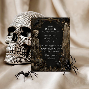 Invitación Fiesta de Halloween Clásica Elegante
