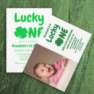 Invitación Afortunado, un día de San Patricio