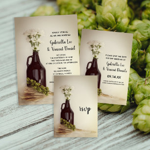 Boda de Cervecería Productor, Hops y Daisies RSVP