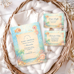 Invitación Fiesta de Bebé Magia del Océano