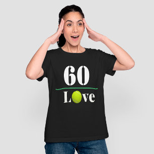 Camiseta Jugador de tenis con 60 años de tenis