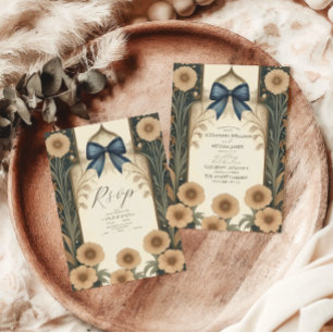 Invitación Boda victoriano de Art Nouveau vintage