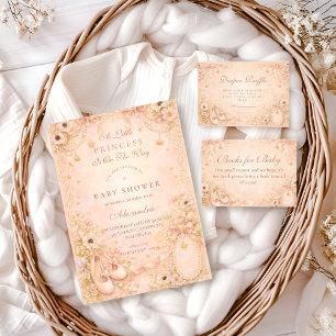 Invitación Baby Shower de la Princesa Encantada