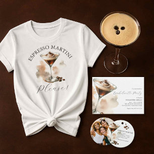 Camiseta Cute y Graciosa Espresso Martini