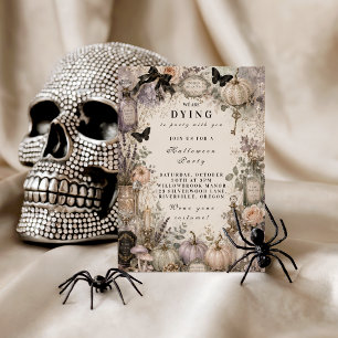Plato De Papel Fiesta de Halloween Pastel Elegante
