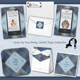 Invitación de cumpleaños de teléfono móvil de Deni