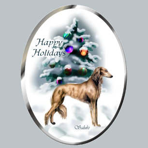Regalos del navidad de Saluki