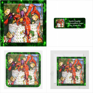 Merry Elves envolviendo la taza actual