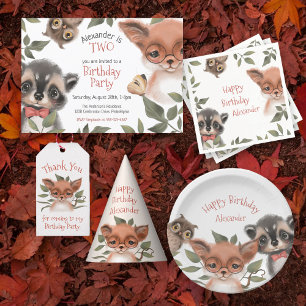 Invitación Cute Woodland Animals