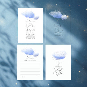 Tarjeta De Agradecimiento Twinkle Twinkle Little Star Baby Shower