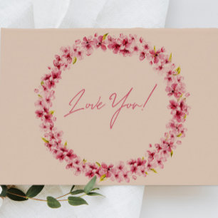 Invitación Pink Watercolor Flowers Wreath Wedding Invitation