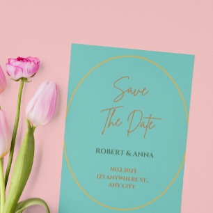 Invitación a una boda de salmón y melocotón