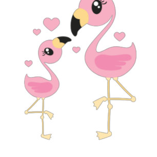 Invitación Cute Flamingo Baby Shower Tropical Beach Tema