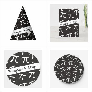 Pegatina Redonda Mucha Pi - Matemáticas - Feliz Día del Pi
