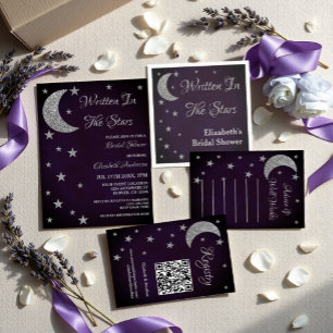 Servilleta De Papel Escrito En Stars Bridal Shower