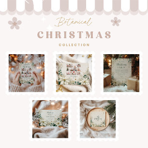 Servilleta De Papel Elegante Fiesta de Navidades de Poinsettia Blanca