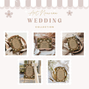 Invitación Boda de otoño botánico vintage