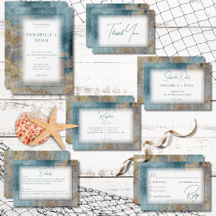 Invitación a la boda de un resumen de playa modern