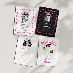 Invitación Fiesta de Despedida de Soltera Fantasma de Hallowe