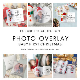 Cojín Decorativo Nuestro primer guión de navidad foto de gemelos be