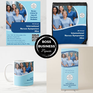 Tarjeta De Visita Conferencia Médica del Técnico de Enfermería