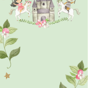 Invitación Princesa y fiesta Knight, Princesa, niños Cumpleañ