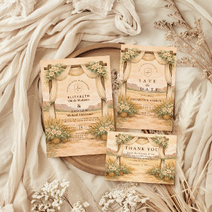 Invitación Boda Arco del Desierto Occidental