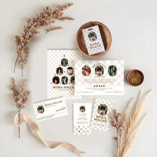 Tarjeta de Foto de Agradecimiento de Orden de Patr