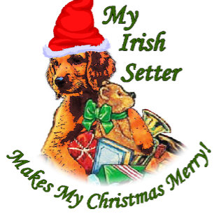Tarjeta Festiva Regalos de los Navidades irlandeses