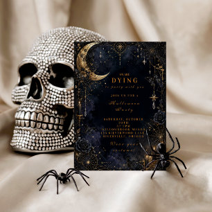Plato De Papel Halloween Glamuroso de Lujo