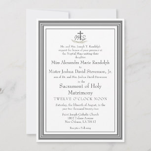 Invitación a una boda con versos de la biblia cató