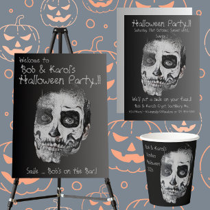 Invitación Fiesta de Halloween Voodoo Smile