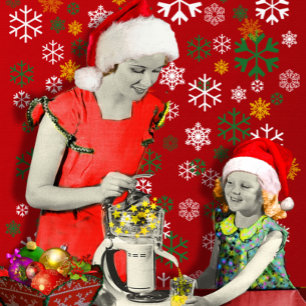 Pegatina Redonda Squeeze your Xmas