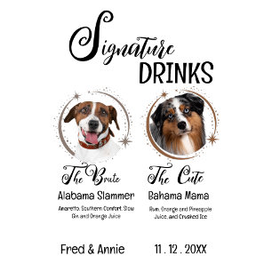 Invitación a la boda de la mascota del perro Lover