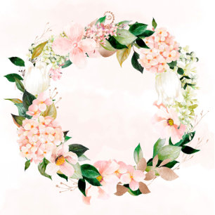 Peach and Cream Hydrangeas Parejas Ducha