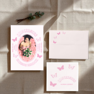 Servilleta De Papel Mariposas rosadas Quinceanera