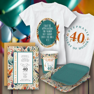 Boho Cumpleaños Invitado de la camiseta de honor