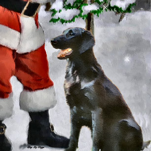 Tarjeta Festiva Regalos de Navidades de recuperadores planos