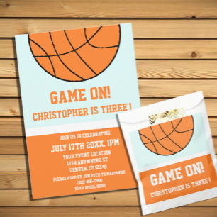 Invitación Baloncesto por 3 años