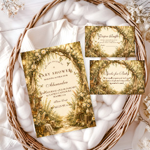 Servilleta De Papel Fiesta de Baby Shower Boho Bosque Encantado