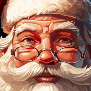 Tarjeta Festiva Ho Ho Felicidad